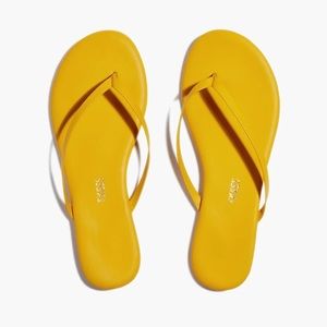 Tkees Thong Flip Flop Sandals Yellow Size 7